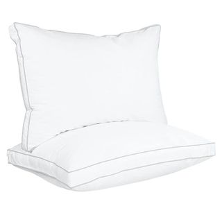 Utopia Bedding Gusseted Pillow Duo on white background