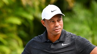 Tiger Woods at the Hero World Challenge in 2022