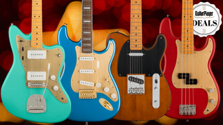 Fender promises 12 days of deals starting today - save 40% off the stunning Squier 40th Anniversary series 