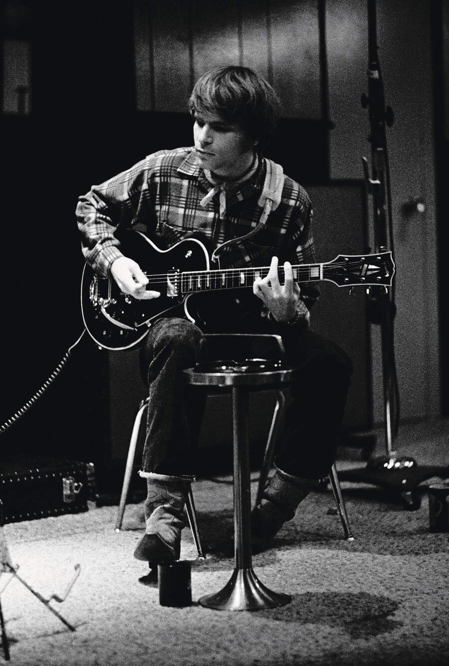 John Fogerty in the recording studio