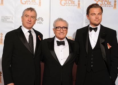Robert De Niro, Martin Scorsese, and Leonardo DiCaprio