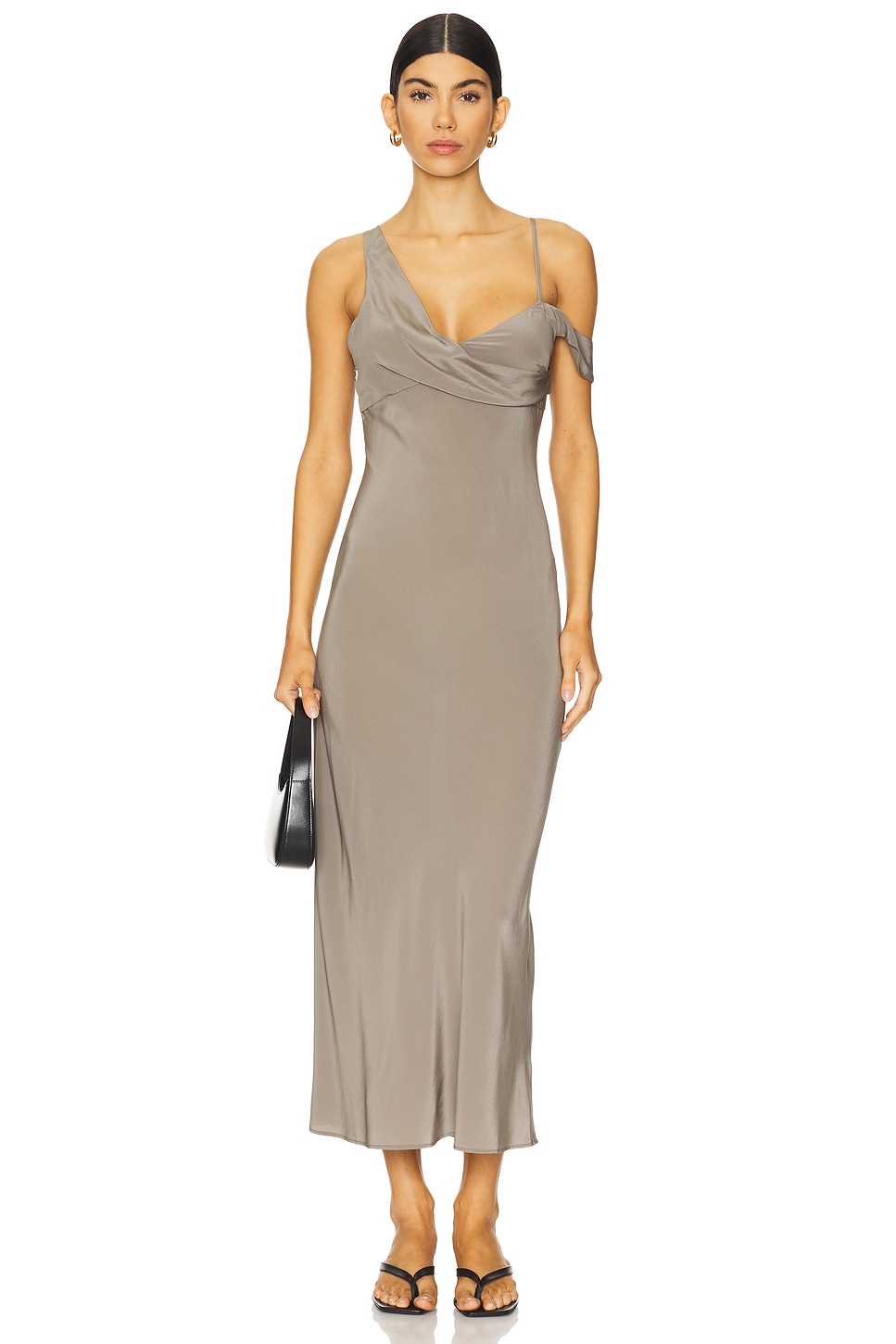 Silk Drape Dress