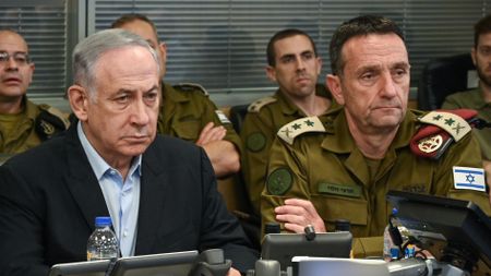 Israeli Prime Minister Benjamin Netanyahu and Lt. Gen. Herzi Halevi