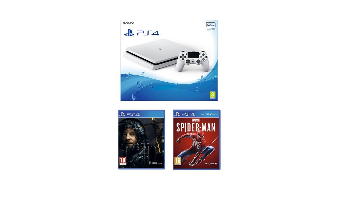 Pick up a PS4 with Death Stranding, Spider-Man AND an extra controller for just £174.99 