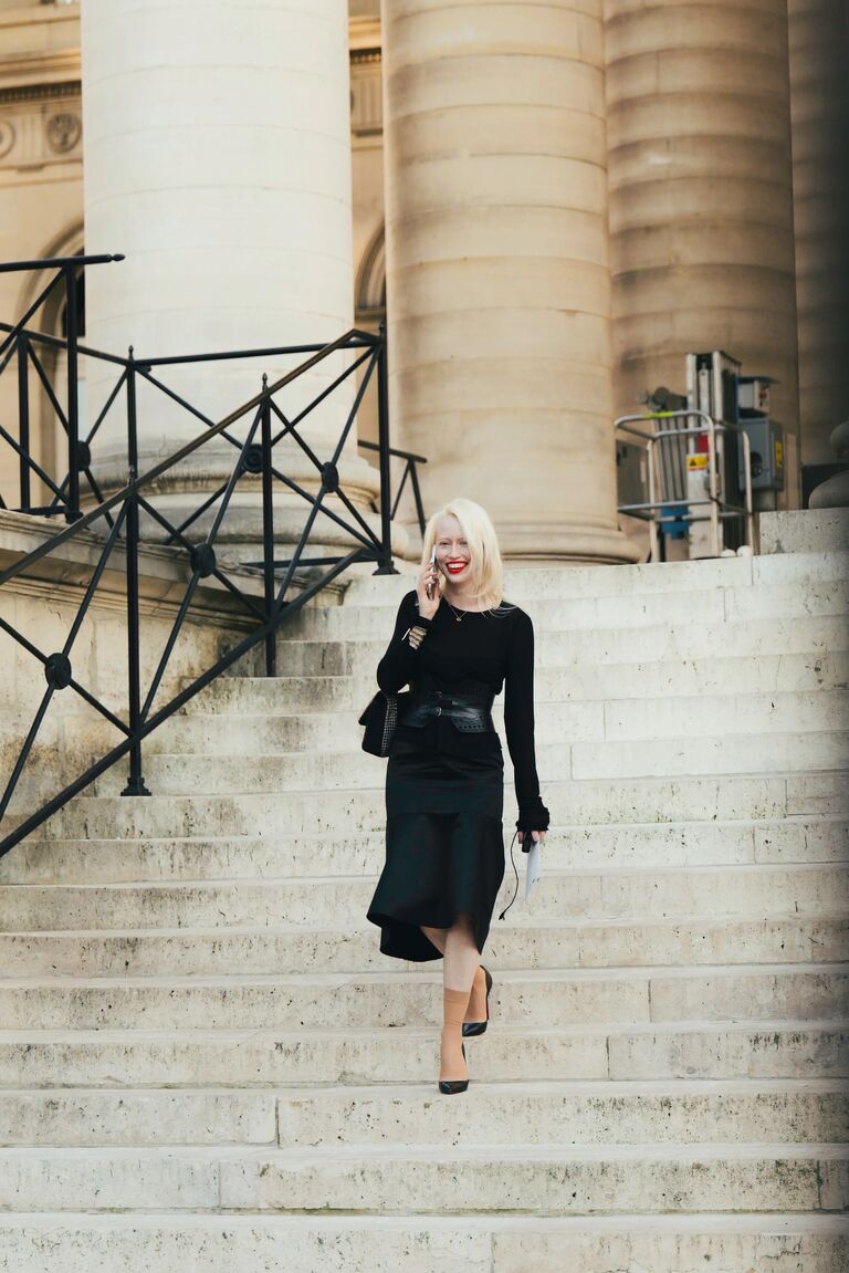 fashion insiders attend day 1 of paris fashion week wearing neutral outfits