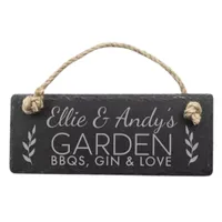 Treat Republic Personalised Slate Hanging Sign, £16.99 | John Lewis