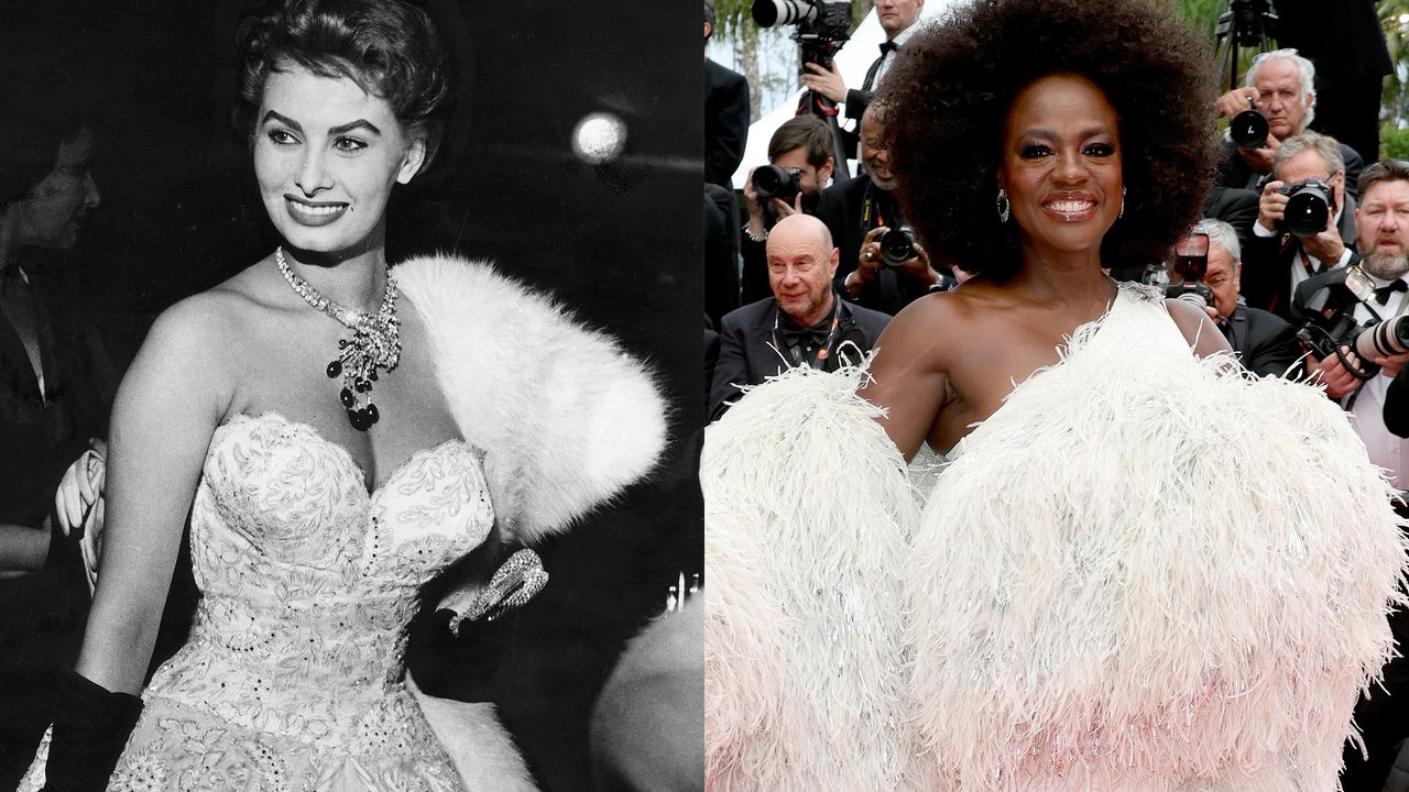 best cannes outfits sophia loren viola davis