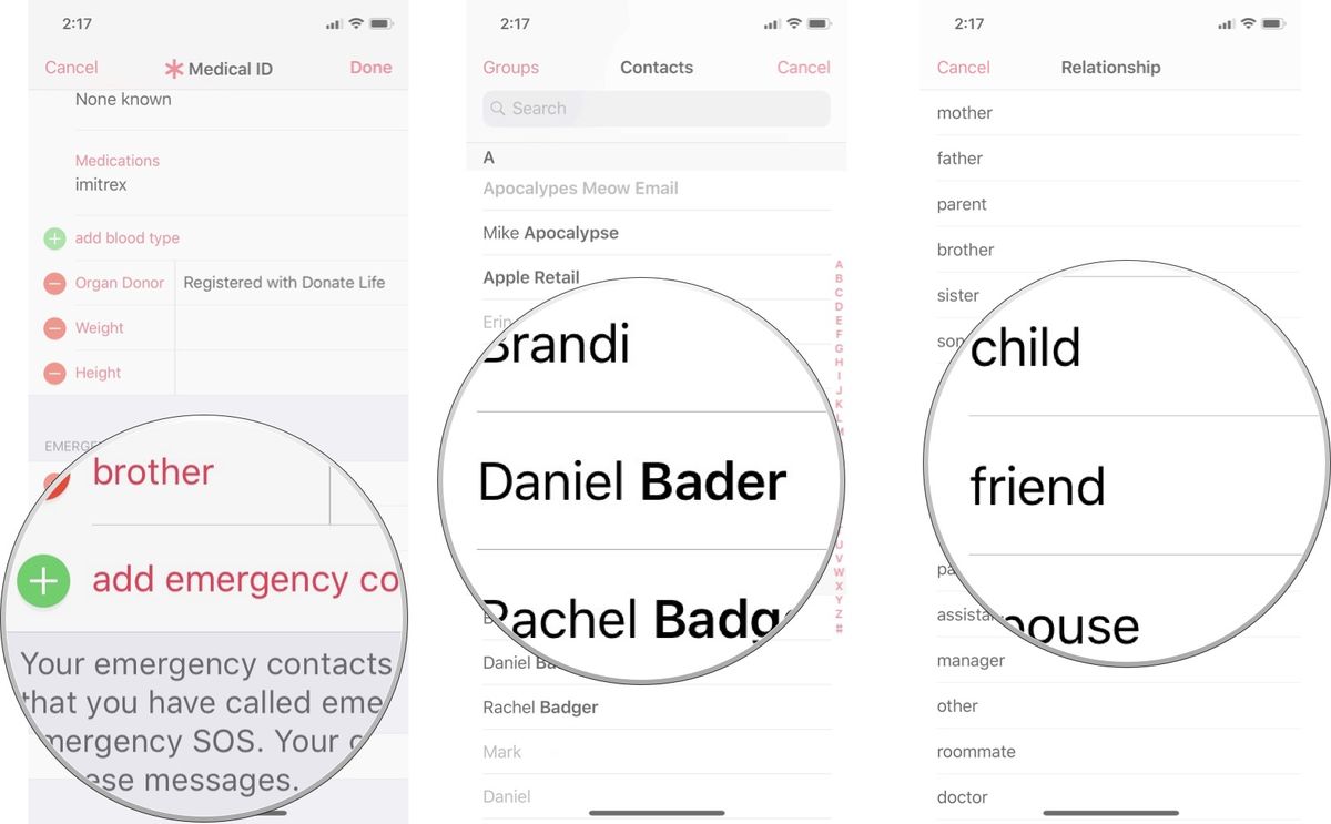 How to add emergency contacts to your iPhone or Apple Watch | iMore