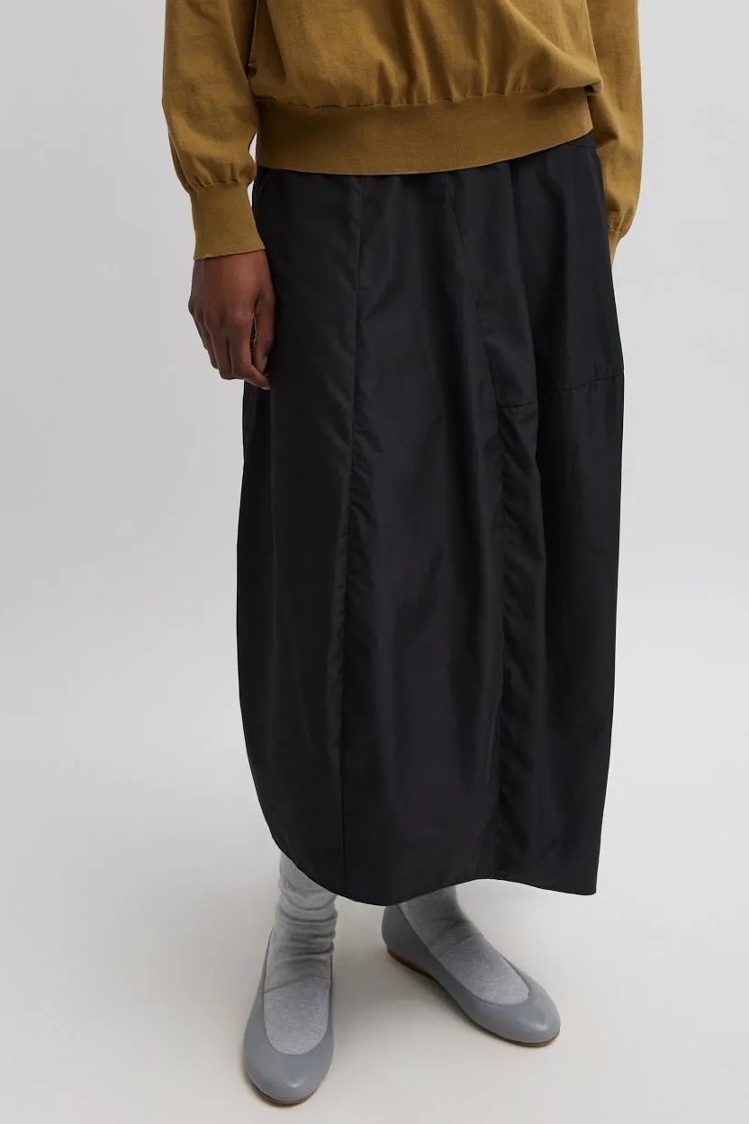 Tibi , Nylon Asymmetrical Balloon Skirt 