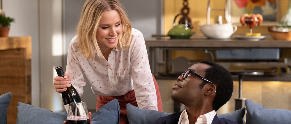 Kristin Bell and William Jackson Harper star in the NBC sitcom. Watch The Good Place finale online