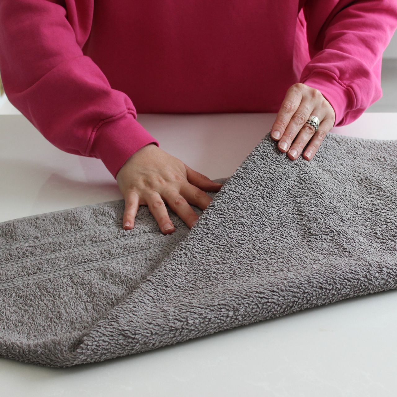 Towel folding hack