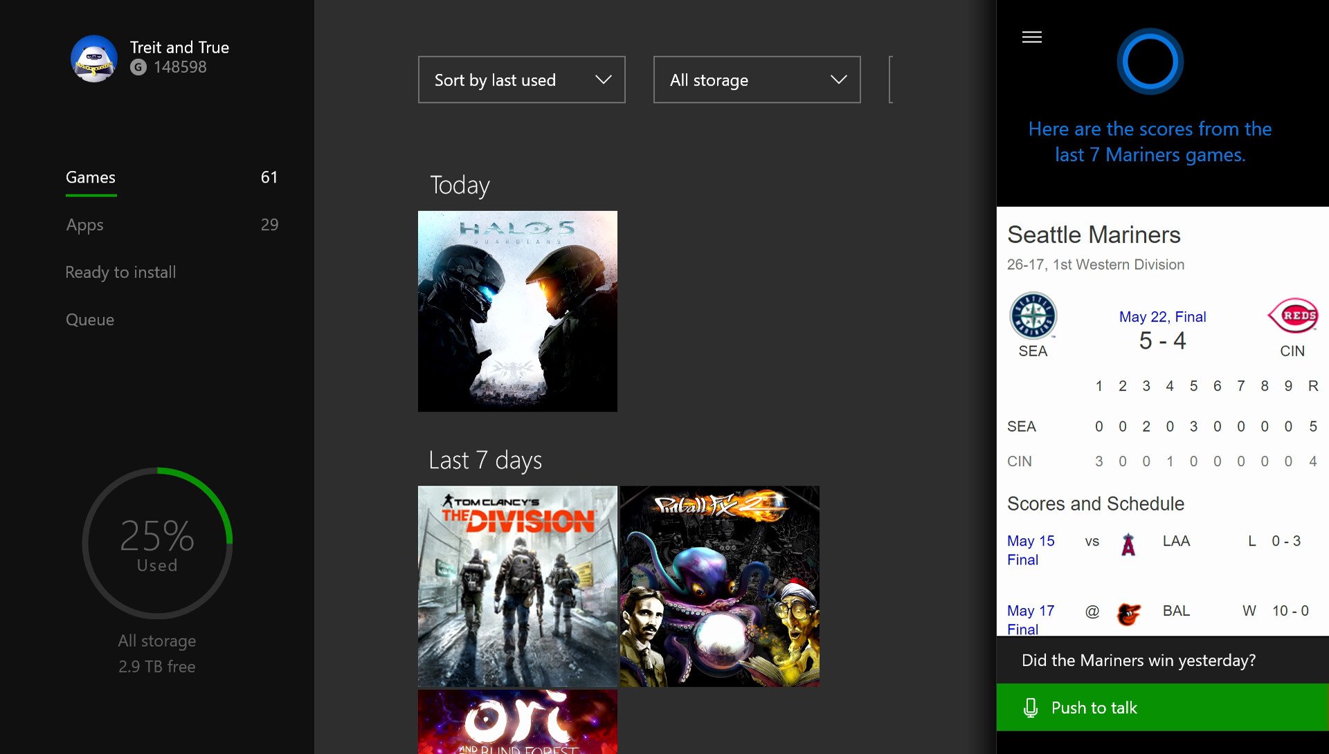 A Hefty Xbox One Preview Update Is Bringing Fixes For Cortana Clubs