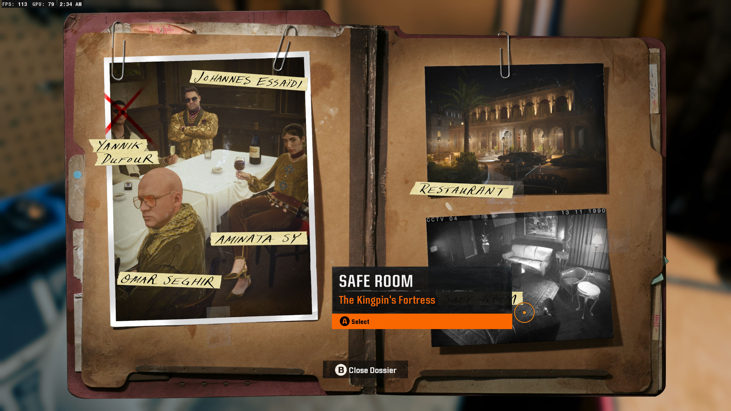 Screenshots from Call of Duty: Black Ops 6 showing a mission brief of targets.