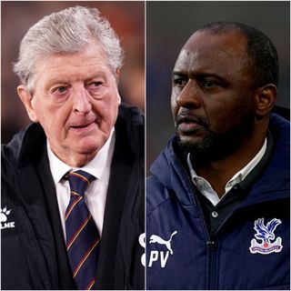 Roy Hodgson (left) and Patrick Vieira