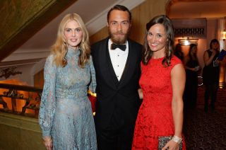 James Middleton with ex girlfriend Donna Air and sister Pippa Middleton