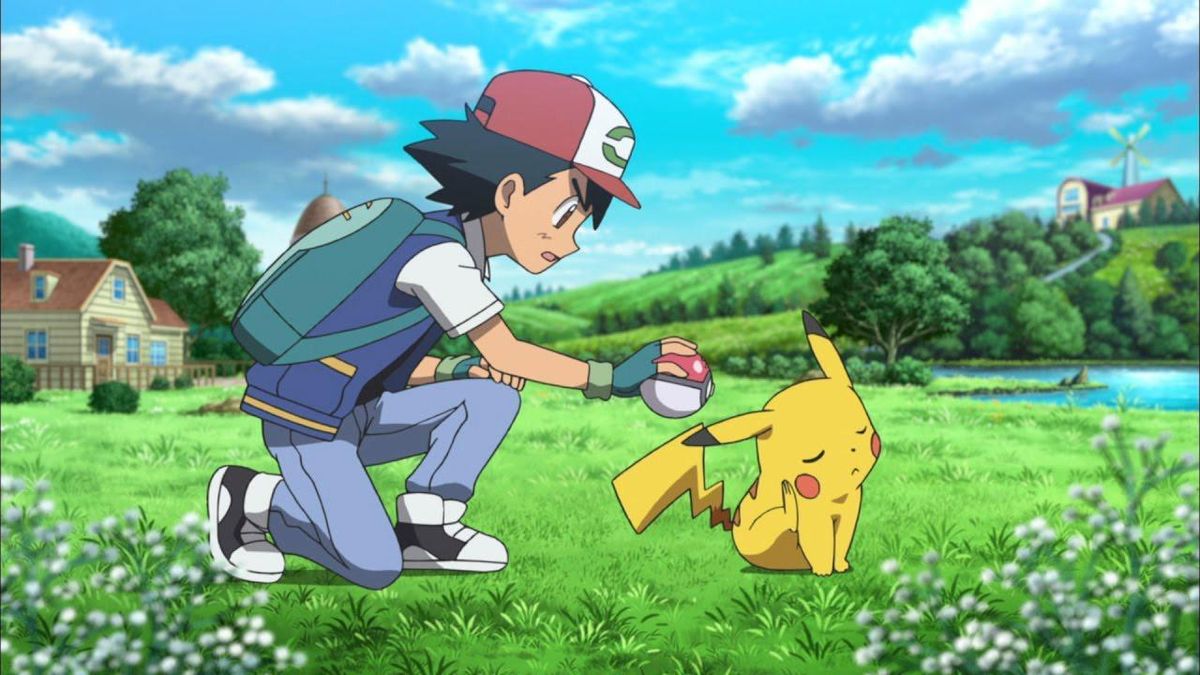 Ash and Pikachu in Pokemon The Movie: I Choose You!