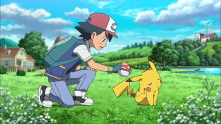 Ash and Pikachu in Pokemon The Movie: I Choose You!