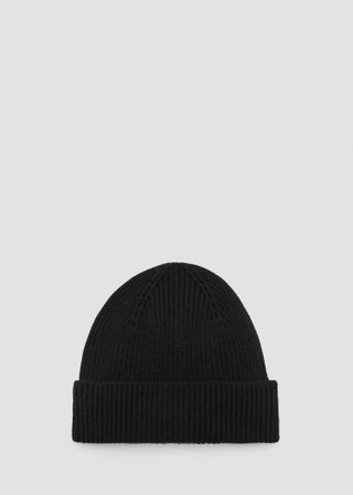 Wool and Cashmere-Blend Ribbed Hat - Men | Mango Usa