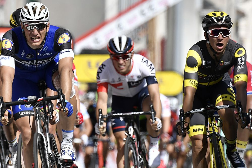 Marcel Kittel and Bryan Coquard stage 4 Tour de France