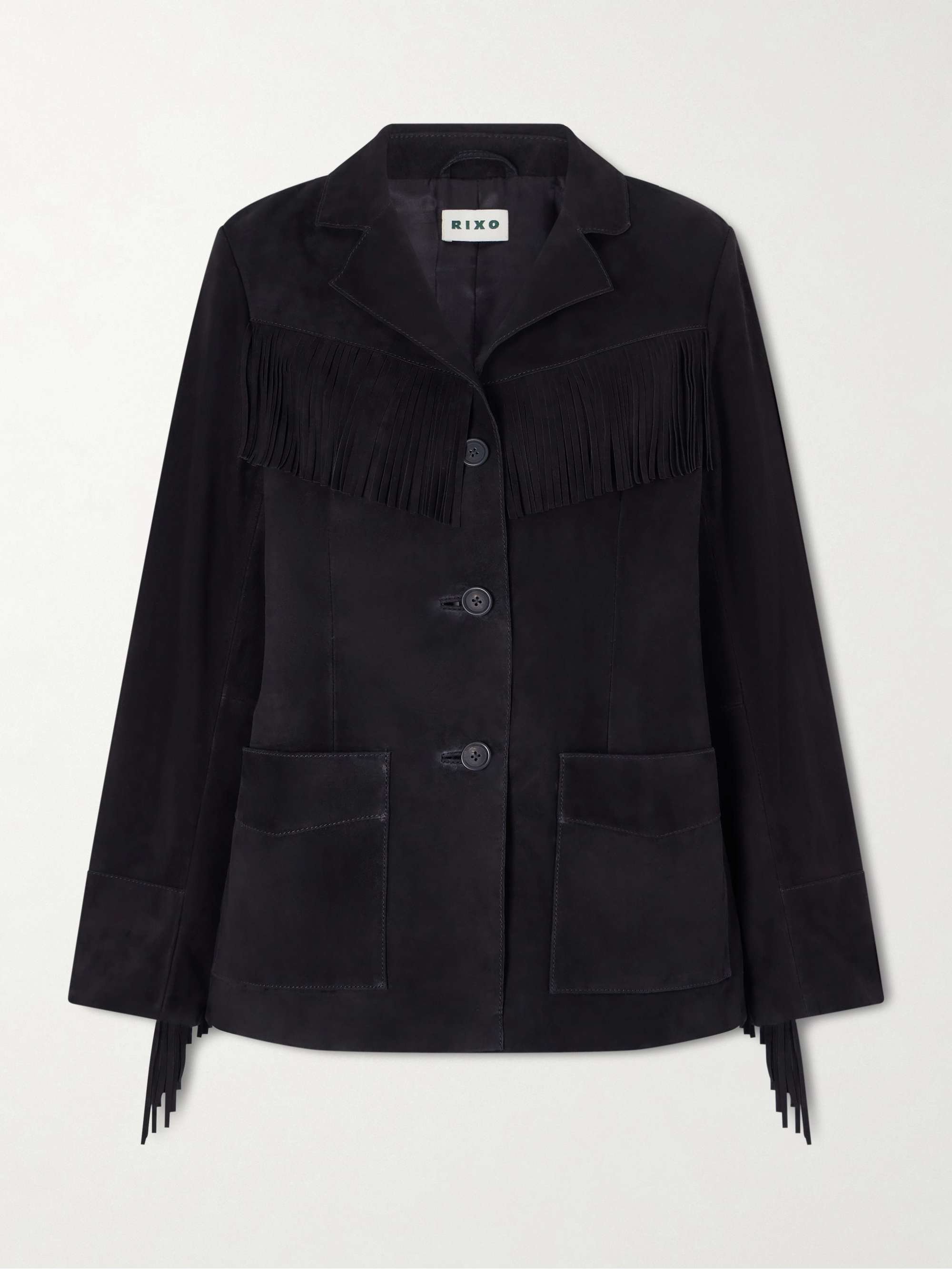 Teagan Fringed Suede Jacket