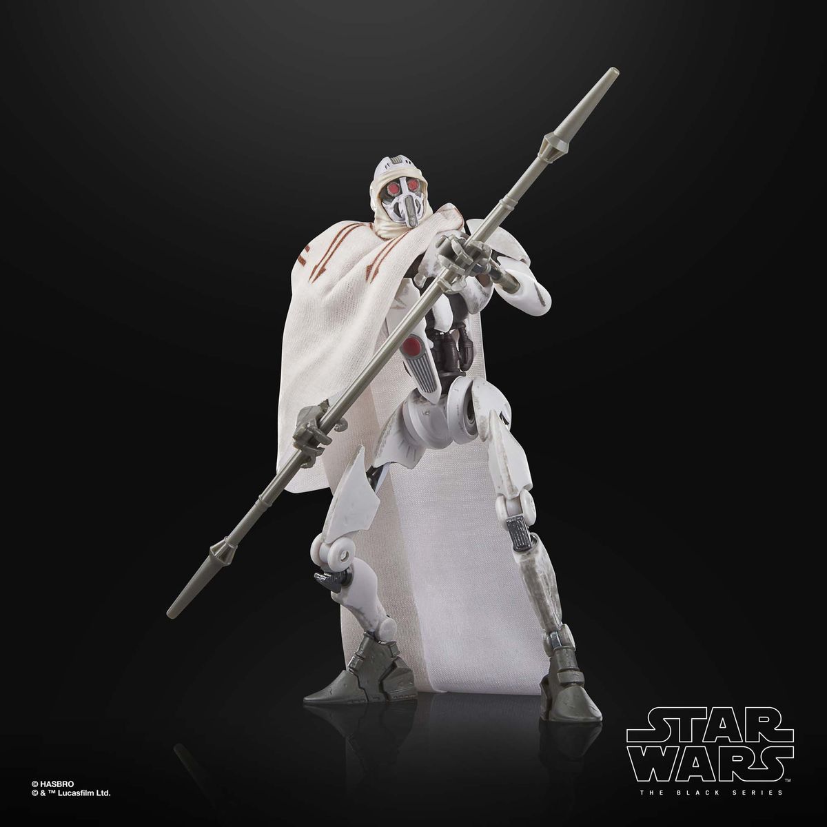 The Black Series Magnaguard action figure posed against a black background