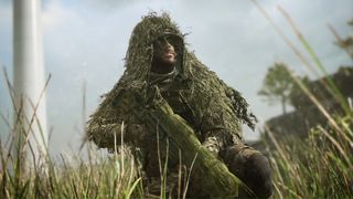 Modern Warfare 2 KD ratio - a sniper in a ghillie suit
