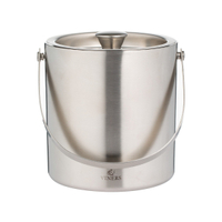 Viners Double Wall Ice Bucket in Silver 1L | £30 at La Redoute