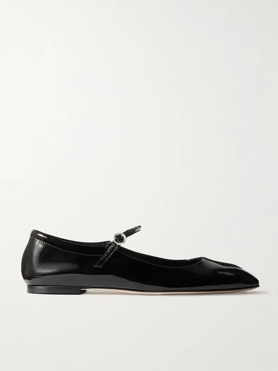 AEYDE, Uma patent-leather Mary Jane ballet flats