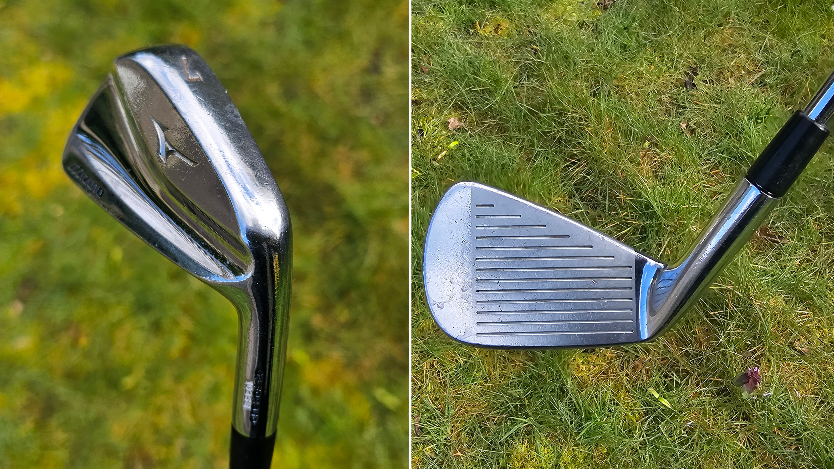 Two shots of a Mizuno MP-5 iron