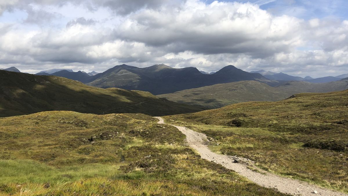 adventure is what you make of it: approaching the Mamores on the West Highland Way