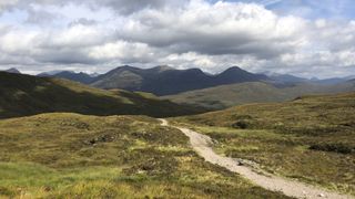 adventure is what you make of it: approaching the Mamores on the West Highland Way