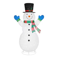 Home Accents Yuletide Lane LED Collapsible Snowman