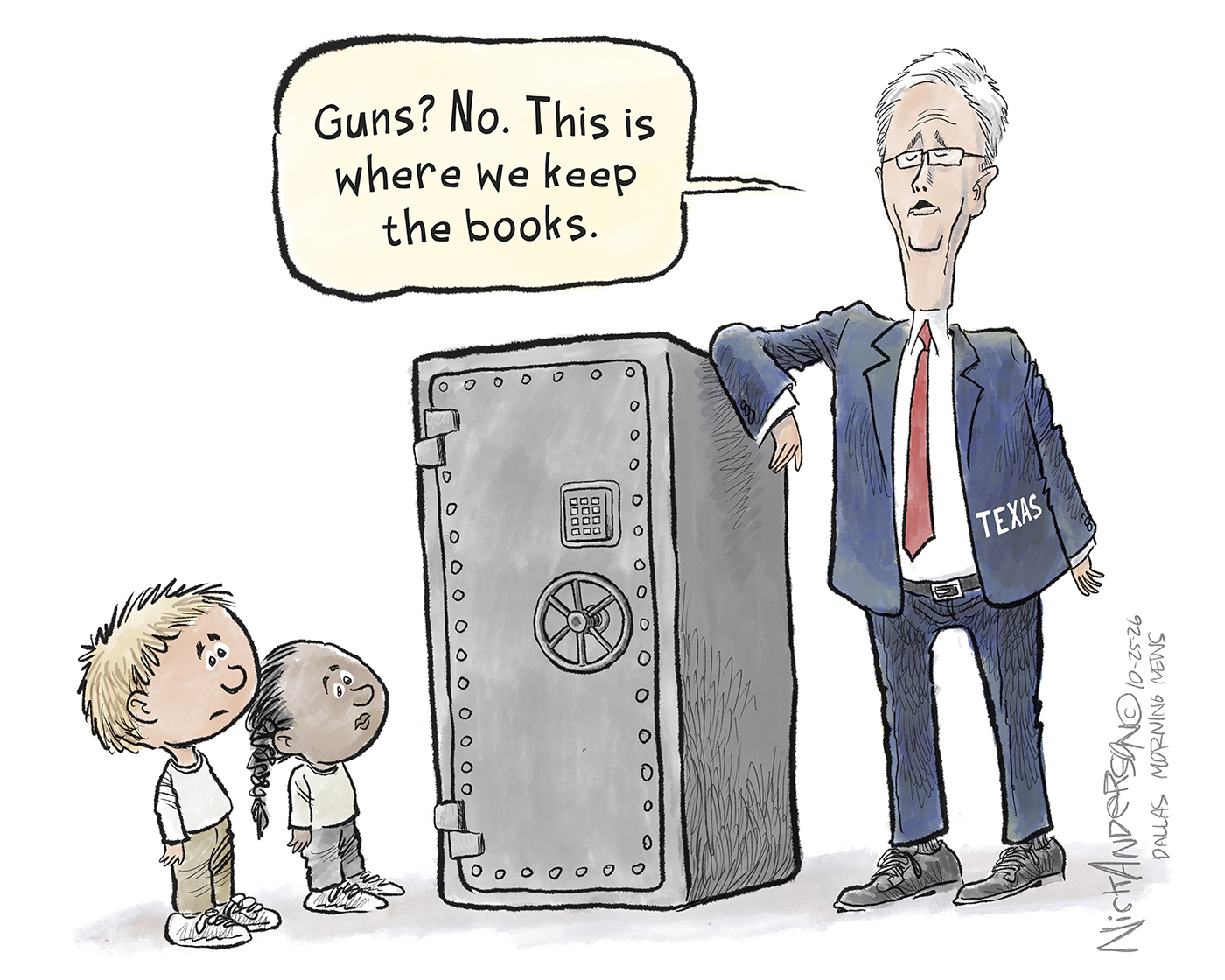 Political cartoon