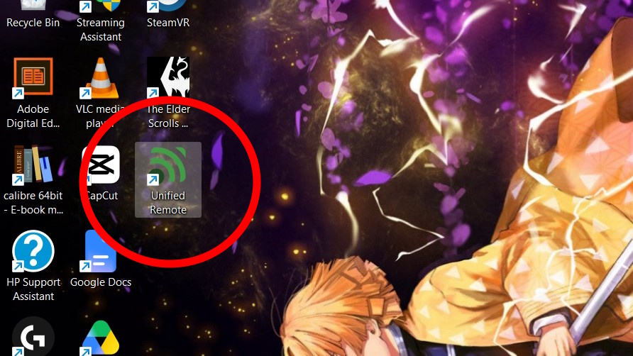 Unified Remote remote mouse app setup on Windows PC