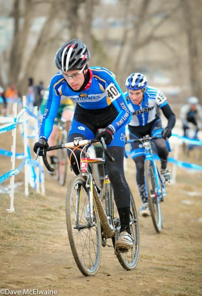 Fort Lewis College was in second place on lap one