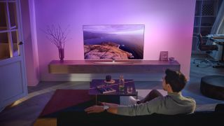 Philips OLED807 in a living room space