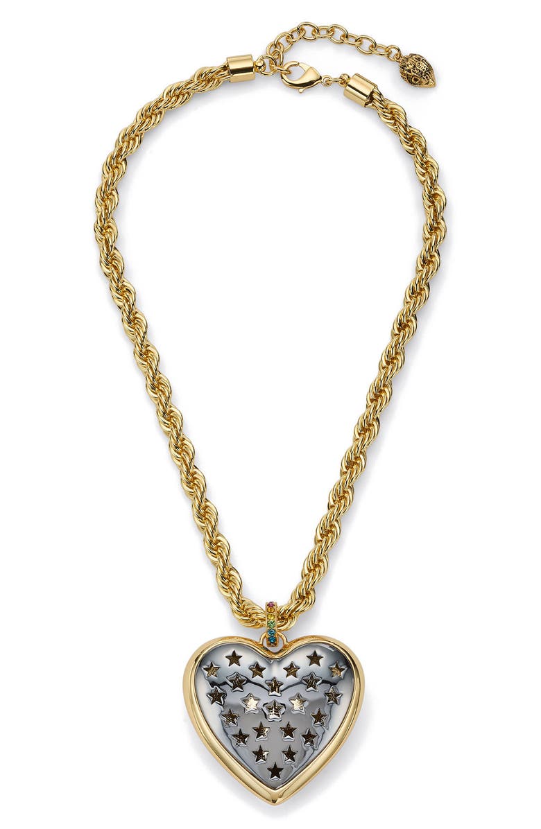 Heart Pendant Rope Chain Necklace
