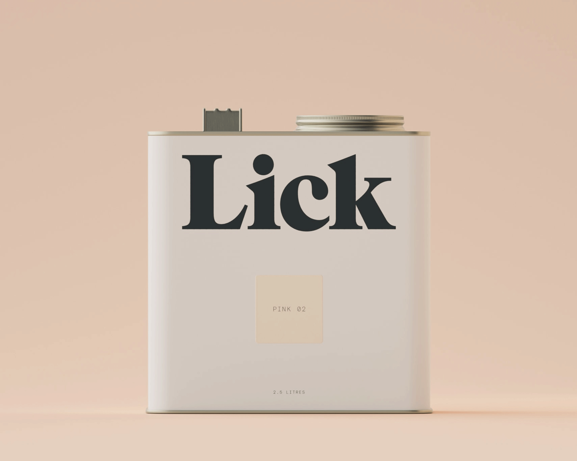 lick peach paint