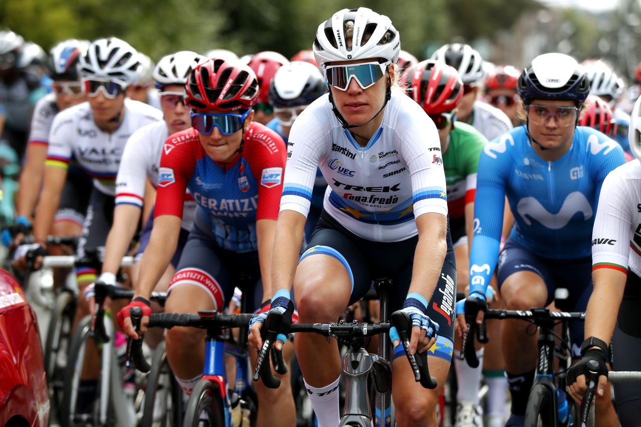 Ellen van Dijk at 2021 Paris-Roubaix