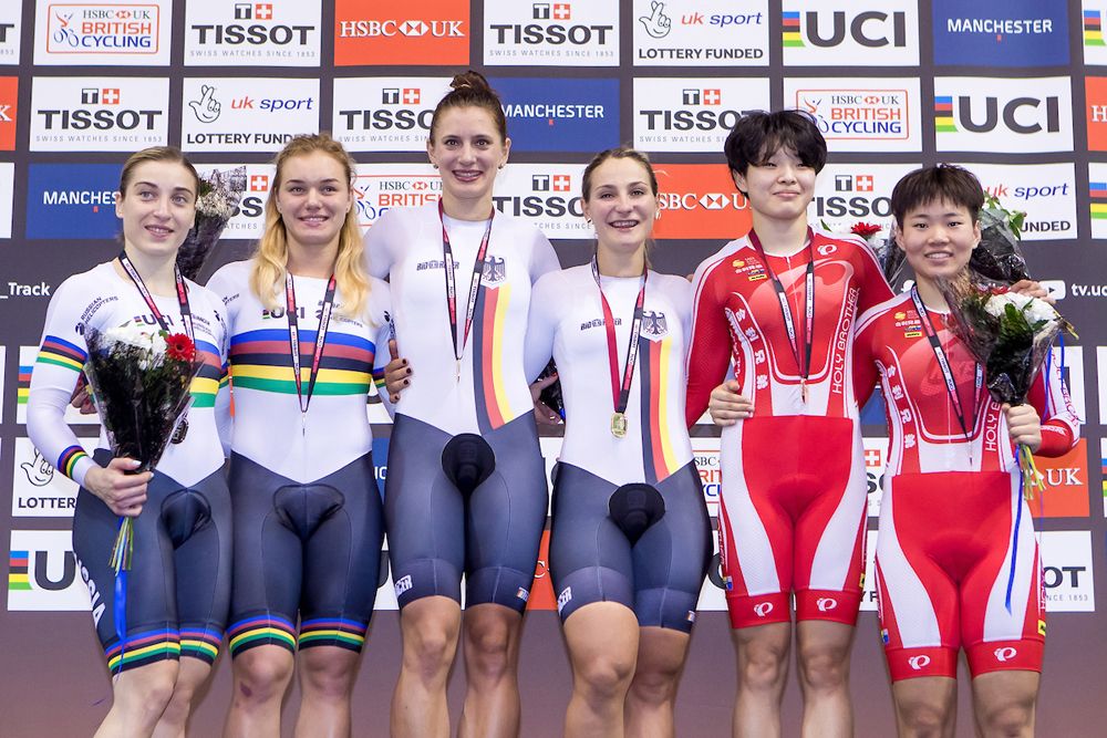 Germany won the women's team sprint in Manchester