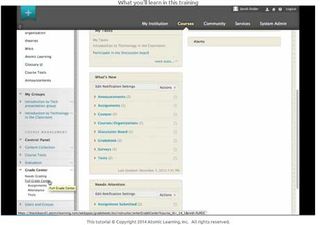 Video Tutorial: Blackboard 9.1 Service Pack 9 - Grade Center Training