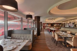 Matchday hospitality at Liverpool's Anfield