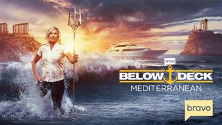 Captain Sandy in key art from Below Deck Mediterranean season 9