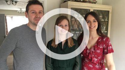 Presenters Jason Orme and Laura Crombie help homeowner Charlotte Jones in episode three of the Real Homes Show