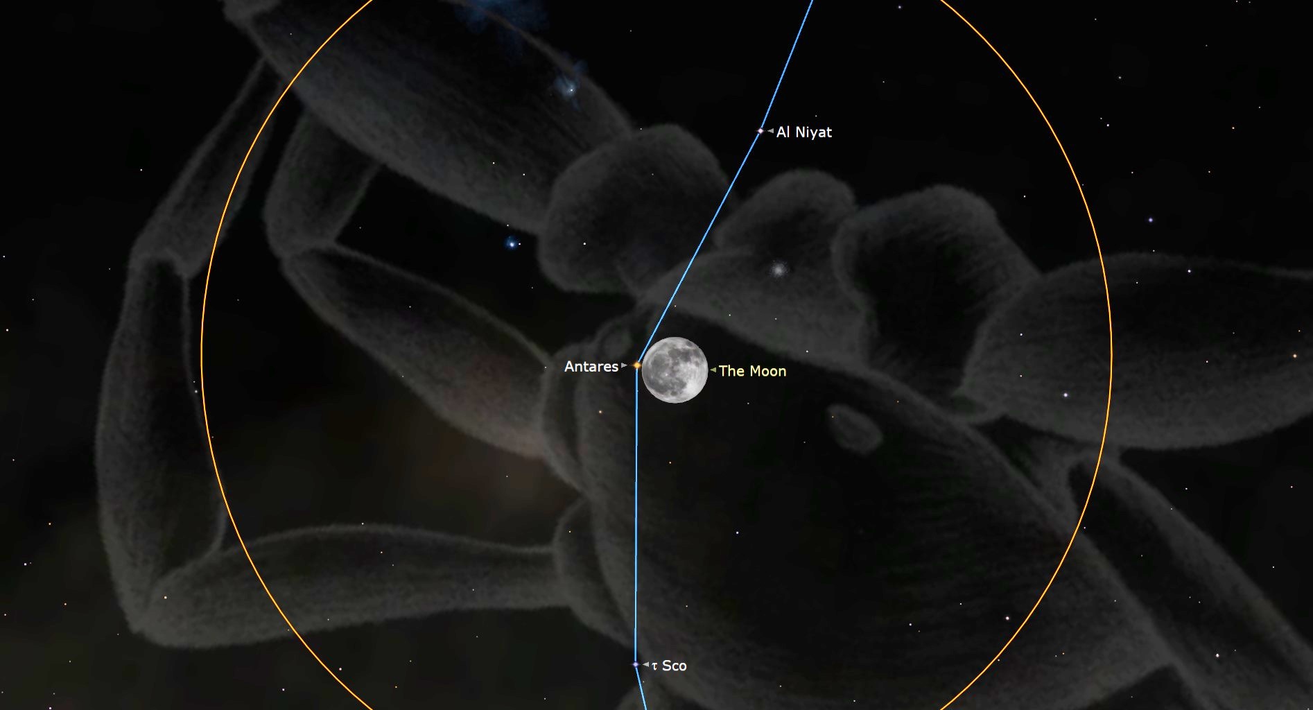 How to watch bright red star Antares disappear behind the moon on May 23