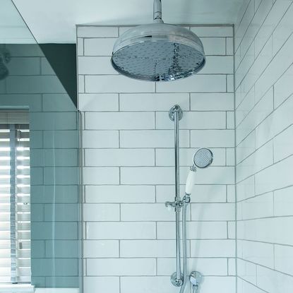 Bathroom makeover with walk-in shower and grey colour scheme | Ideal Home