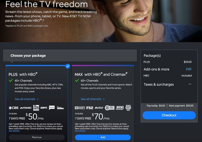 AT&amp;T TV Now Packages &amp; Pricing in 2021: Channel List, DVR, Add-ons ...