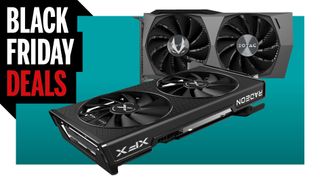 An image of an XFX Radeon RX 6600 and Zotac GeForce RTX 3060 graphics cards