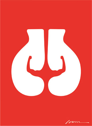Red poster 'Power to the People'