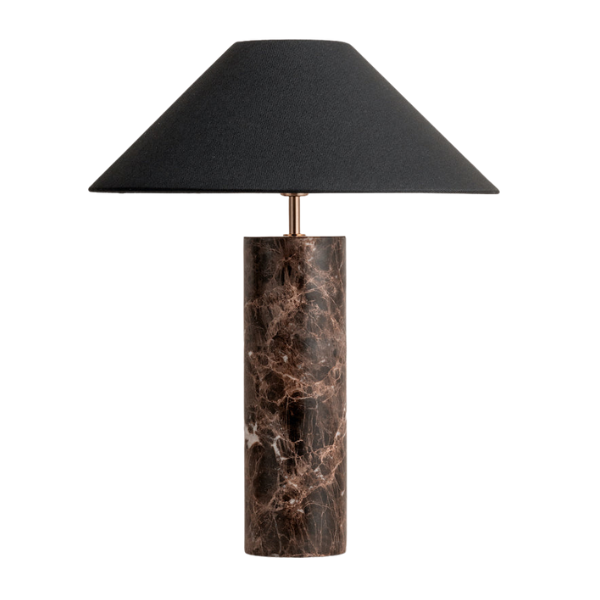 lightsandlamps, Marble Cylinder Table Lamp